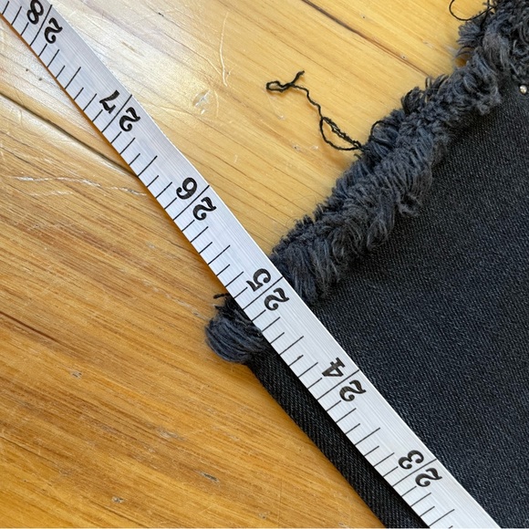 HERMIONE HIGH RISE ANKLE SKINNY JEANS KANCAN SIZE 27 BLACK DENIM - Picture 8 of 8